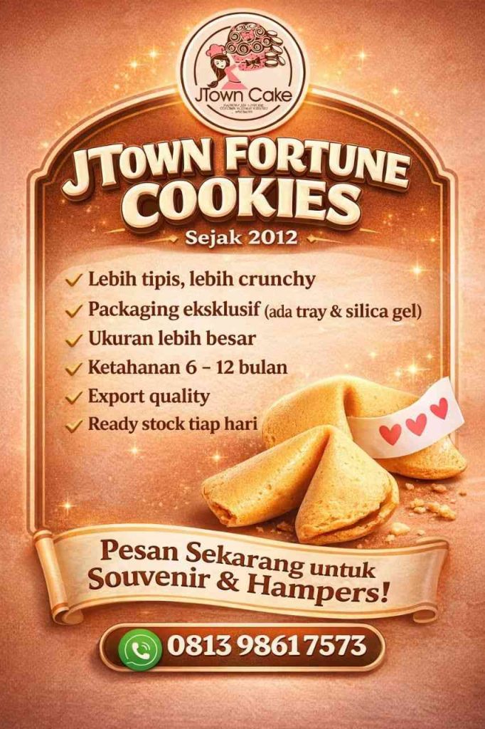 Pemesanan dan Pengiriman Fortune Cookies Serpong