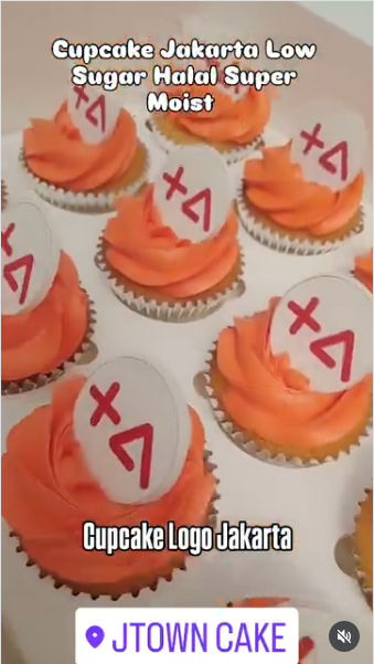 Harga Cupcake Jabodetabek custom logo