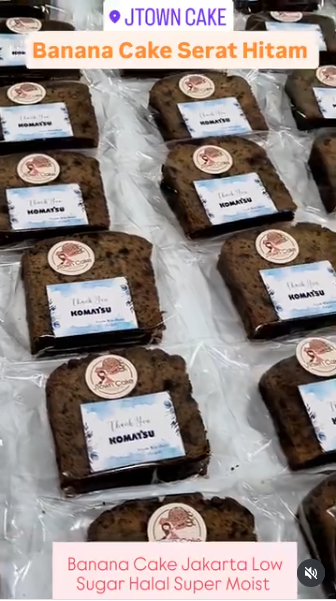 harga Banana Cake jabodetabek terbaru