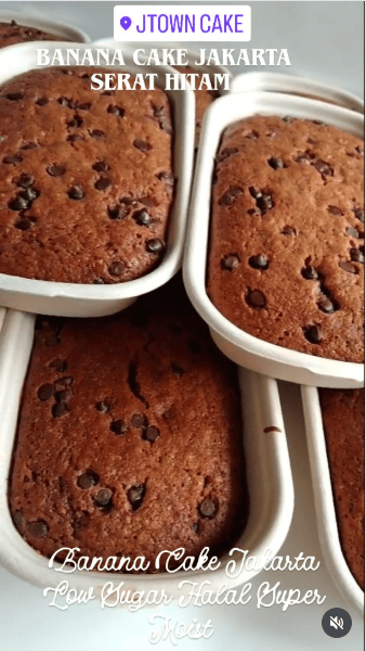harga banana cake BSD terbaru