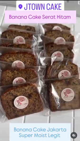 harga banana cake Jakarta Selatan terbaru