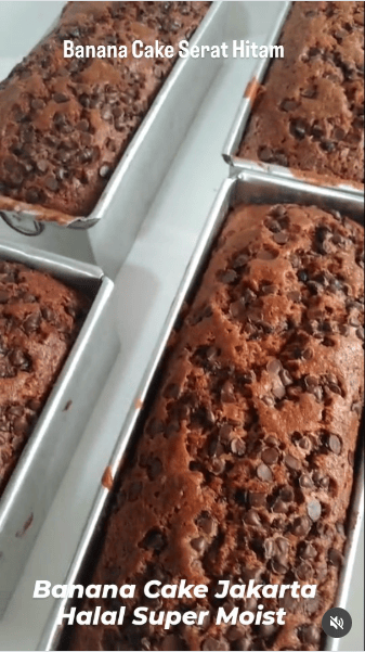 harga banana cake bandung terbaru