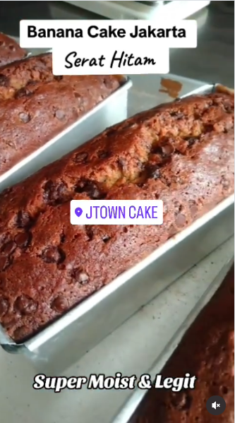 harga banana cake bogor terbaru