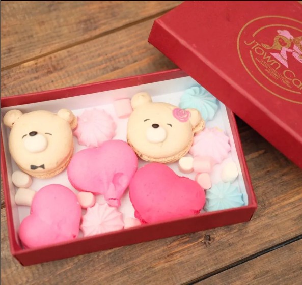 produsen macaron bogor bentuk hati